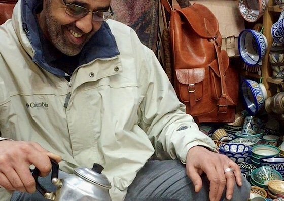 Tea time in the souk